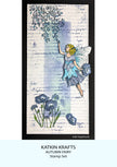Katkin Krafts Autumn Fairy 6 in x 8 in Clear Stamp Set