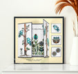 Katkin Krafts Bright Birds 6 in x 8 in Clear Stamp Set