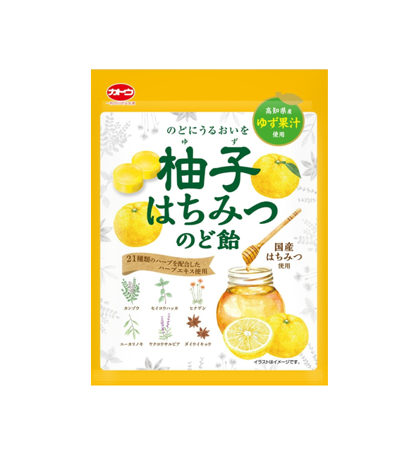 Kato Yuzu Honey Throat Candy (58G) [Best Before Date: 2027.01.18]