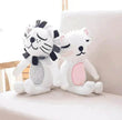 Kawaii Cat Lion Plush Toy: Kids' Decor Pillow
