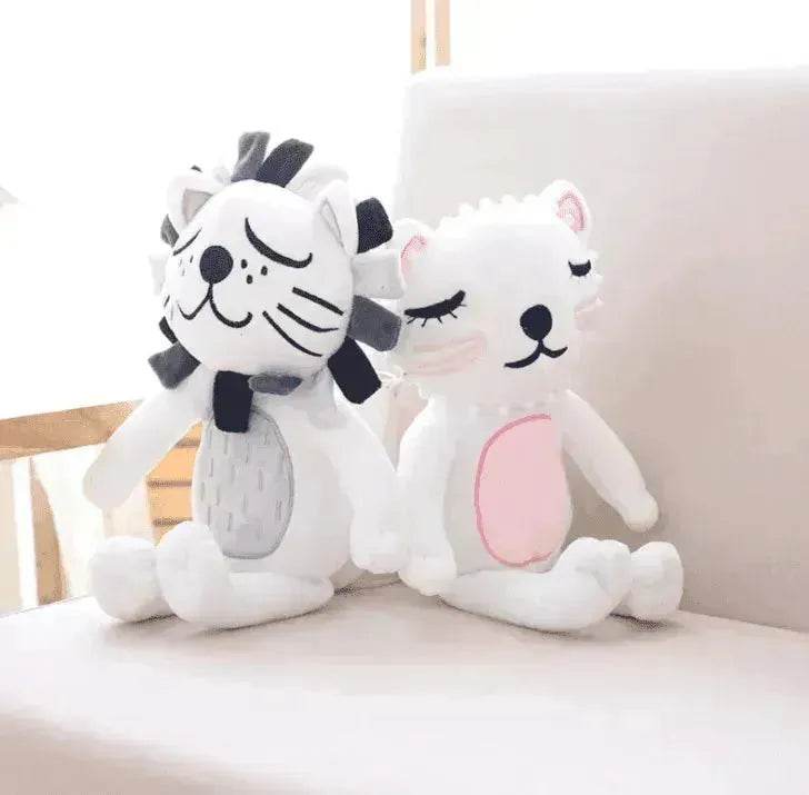 Kawaii Cat Lion Plush Toy: Kids' Decor Pillow