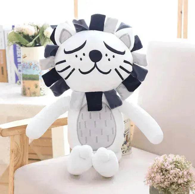 Kawaii Cat Lion Plush Toy: Kids' Decor Pillow