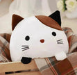 Kawaii Plush Cat Pillow: Soft, 30cm, Cartoon Animal Doll. Great for Kids!