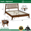 Kaylin Solid Wood Bed Frame