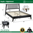 Kaylin Solid Wood Bed Frame