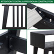 [Buy 1 Get 1] Kaylin Solid Wood Bed Frame & Nightstand