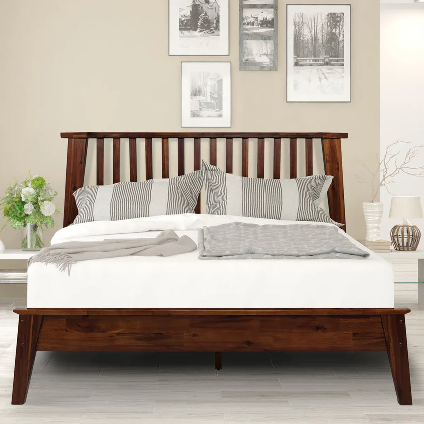 Kaylin Solid Wood Bed Frame