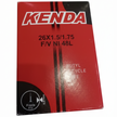Kenda Presta Valve Bicycle Tubes for Mountain and Road Bike Styles