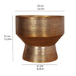 Kendrik -Mid-Century Brass Floor Planter (Multiple Sizes)