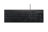Kensington - Kensington Keyboard USB Wiredingual Black PC/Mac