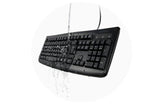 Kensington - Keyboard Washable USB Wired Pro Fit Black PC/Mac