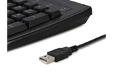 Kensington - Keyboard Washable USB Wired Pro Fit Black PC/Mac