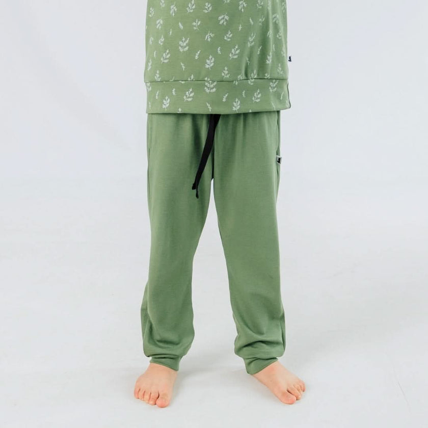 Baby/Kids' Lightweight Bamboo Joggers | Black