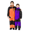 Kids Gorak Shep Unisex Outershell Jacket – Orange / Black