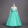 Kids Long Flower Girl Dress Dress