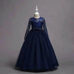 Kids Long Flower Girl Dress Dress