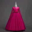 Kids Long Flower Girl Dress Dress