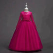 Kids Long Flower Girl Dress Dress