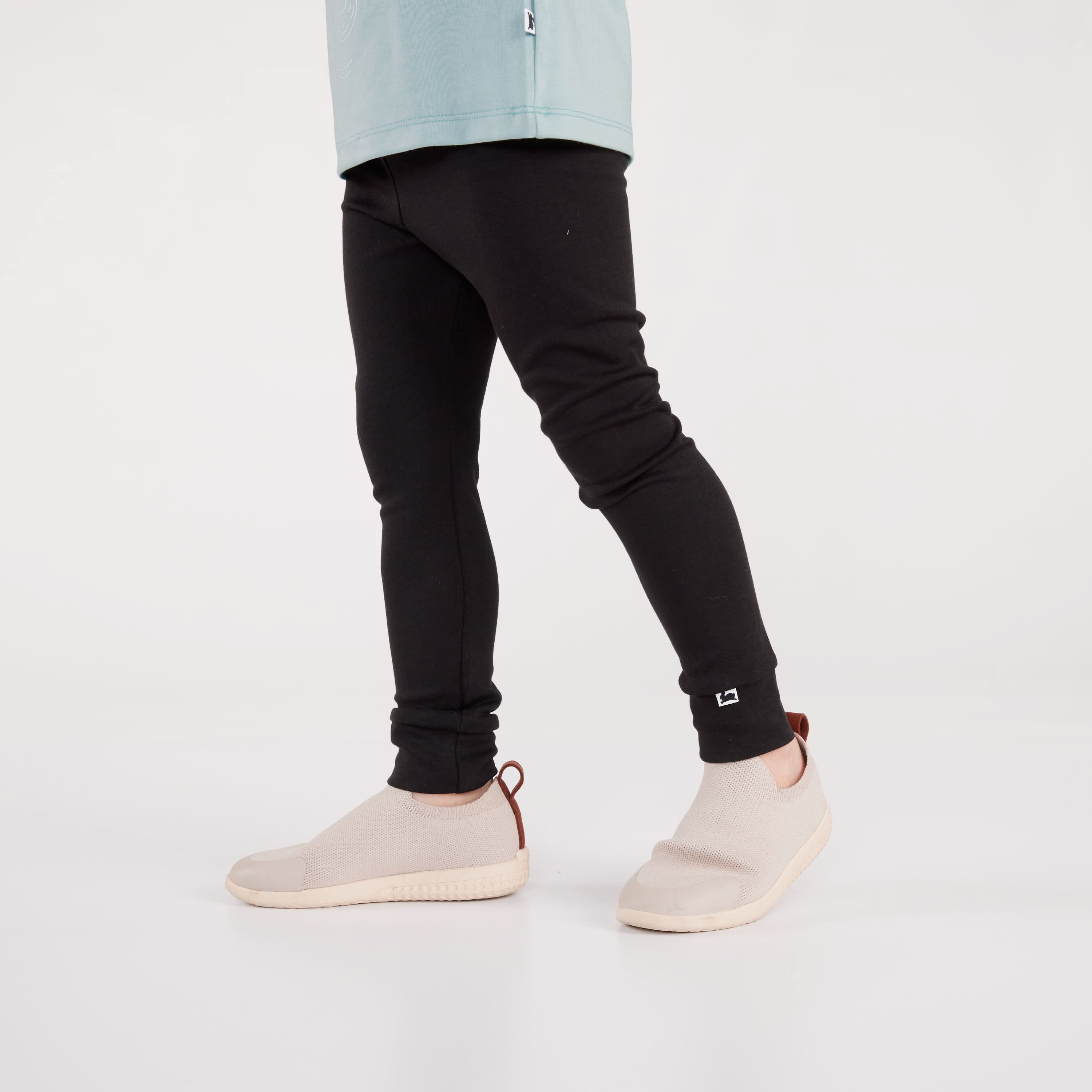 Kids' Bamboo Leggings | Black
