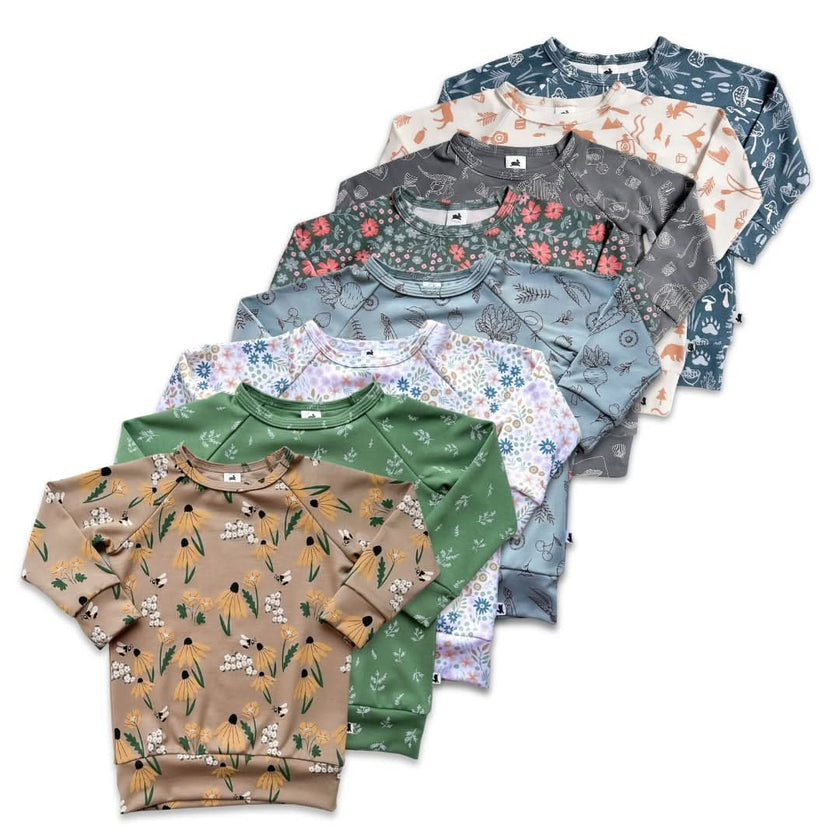 Baby/Kids' Bamboo Raglan Pullover | Adventure