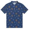 KiffLab Slim Fit Funky Golf Polo