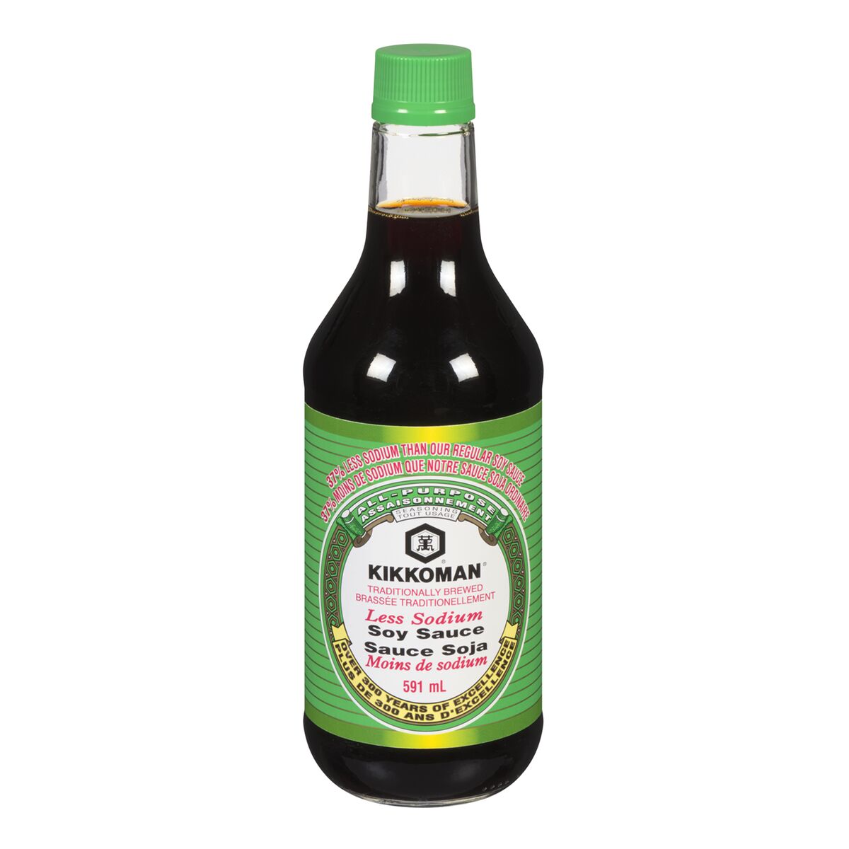 Kikkoman Soy Sauce Less Sodium (591ML)