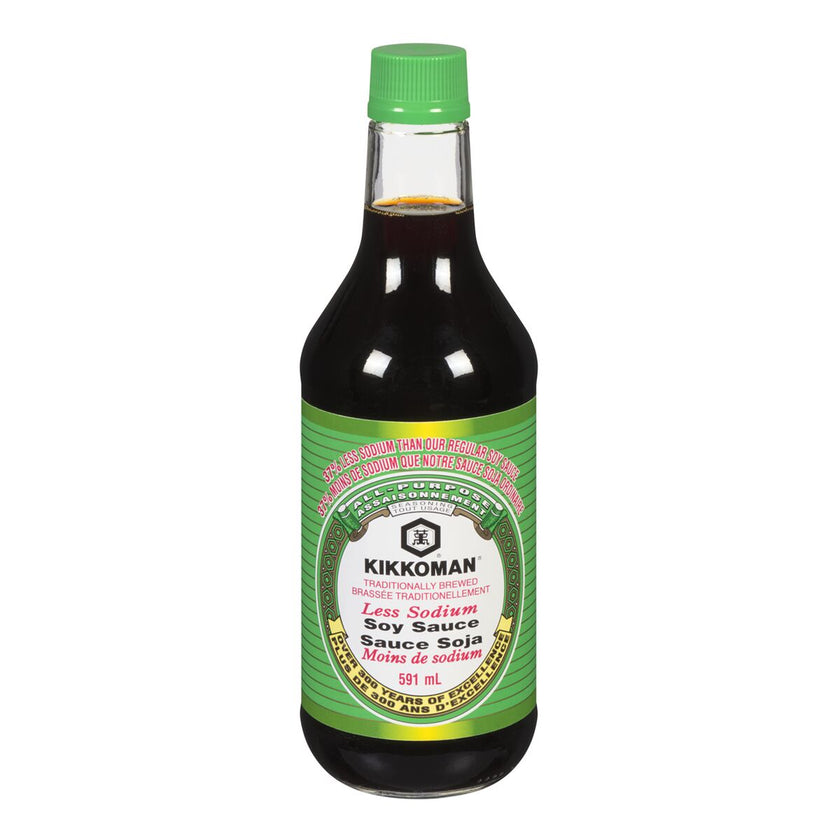 Kikkoman Soy Sauce Less Sodium (591ML)