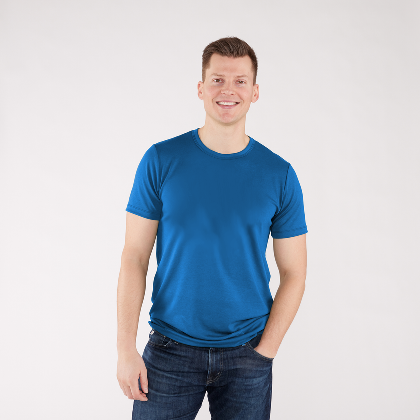 Adult Unisex Bamboo T-Shirt | Classic Blue
