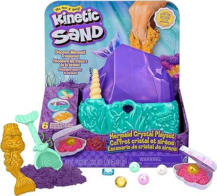 Kinetic Sand - Mermaid Crystal Playset