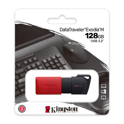 Kingston USB Flash Drive DataTraveler Exodia USB 3.2 (Gen 1) High-Speed Storage