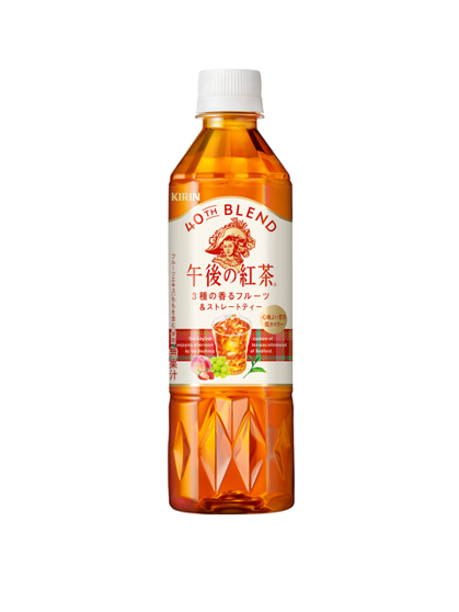 Kirin 40th Blend 3 Flavored Fruit & Straight Tea (500ML) [Best Before Date: 2027.03]
