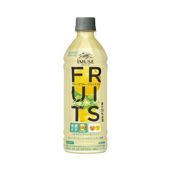 Kirin iMUSE Fruits Refresh Grapefruit Mix (500ML) [Best Before Date: 2027.03]