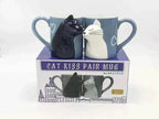 Kiss Cat Coffee Couple Handmade Mug