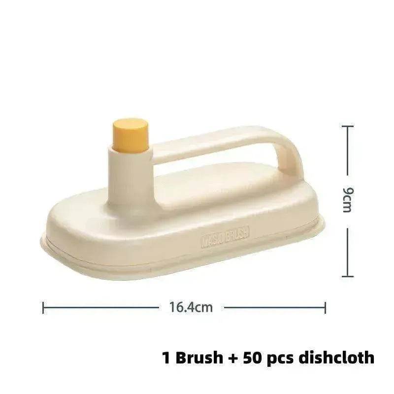Kitchen Bath Toilet Clean Brush Glass Wall Bath Handle Rag Ceramic Window Slot Clean Brush Kitchen Gadgets