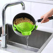 Kitchen Gadgets Silicone Pot Side Drainer