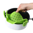 Kitchen Gadgets Silicone Pot Side Drainer