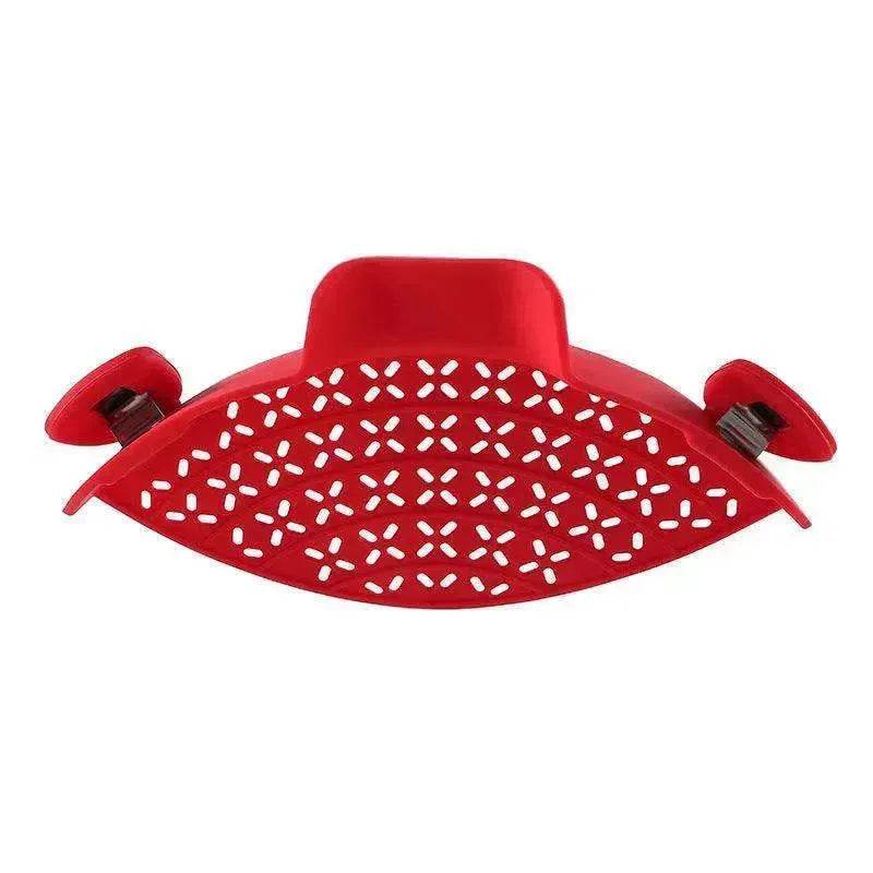 Kitchen Gadgets Silicone Pot Side Drainer