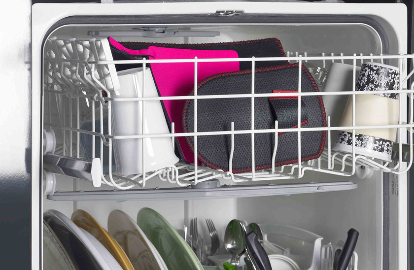 Kitchen Grips - Handle Holder Cherry/White Woven 15-18cm/6-7