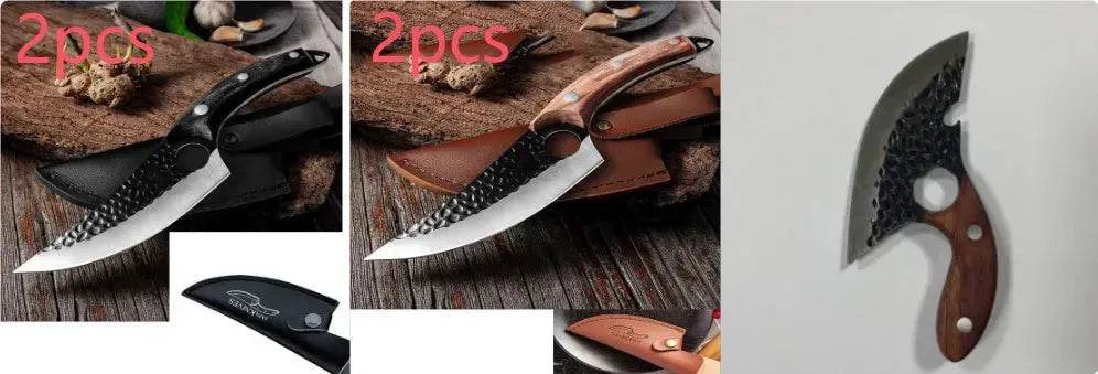 Kitchen Meat chopping Knife Barbeque Knife with Bottle opener