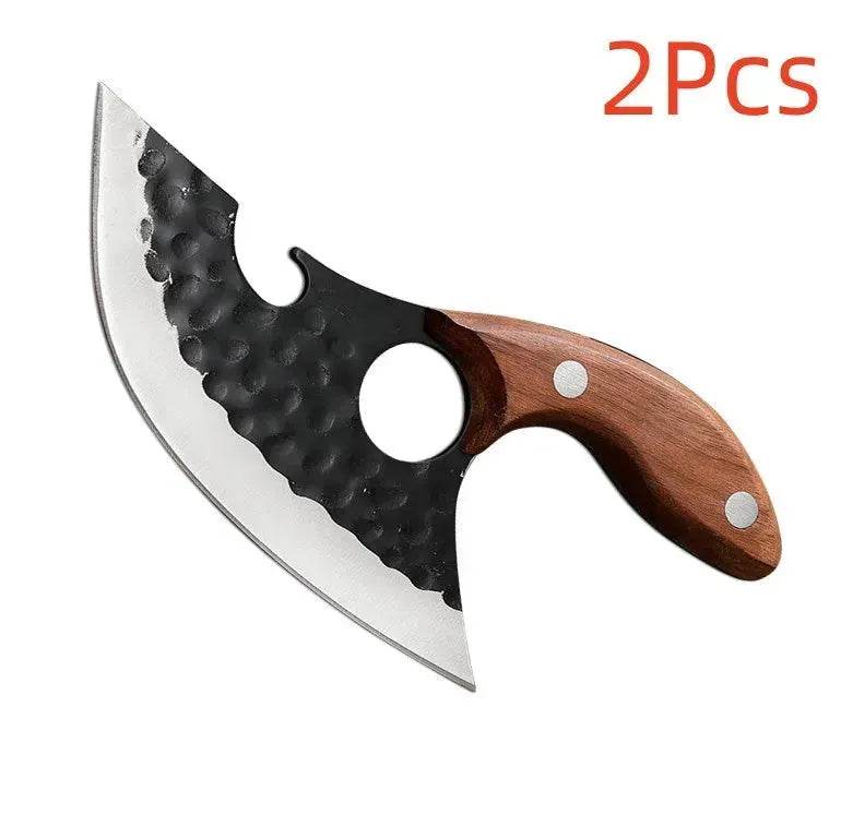 Kitchen Meat chopping Knife Barbeque Knife with Bottle opener