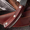 Kitchen Steel Knife Full Sharp Blade Chef Knife+Leather Strap