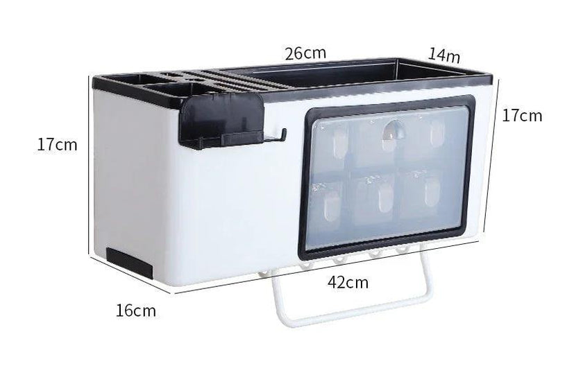 Kitchenware Rack Seasoning Storage Box Multifunctional Floor Condiment Storage Knife Rack