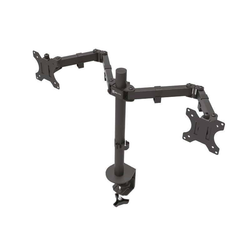Klipxtreme - Dual Monitor Mount Desk Clamp Up to 32in