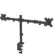 Klipxtreme - Dual Monitor Mount Desk Clamp Up to 32in