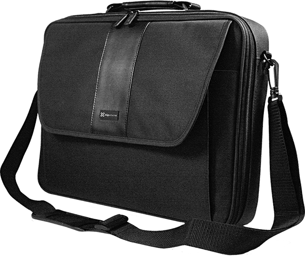 Klipxtreme - Sacoche pour ordinateur portable 154 pouces, chargement par le haut, nylon résistant à l'eau, noir (KNC - 040)