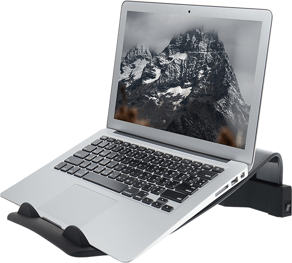 Klipxtreme - Laptop Stand 4 USB with Cooling Fan Black (KNS - 110B)