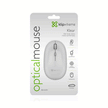 Klipxtreme - Mouse Wired 4 Button with Scroll Ambidextrous 1600dpi Ergonomic PC/Mac - White (KMO - 201WH)