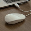 Klipxtreme - Mouse Wired 4 Button with Scroll Ambidextrous 1600dpi Ergonomic PC/Mac - White (KMO - 201WH)