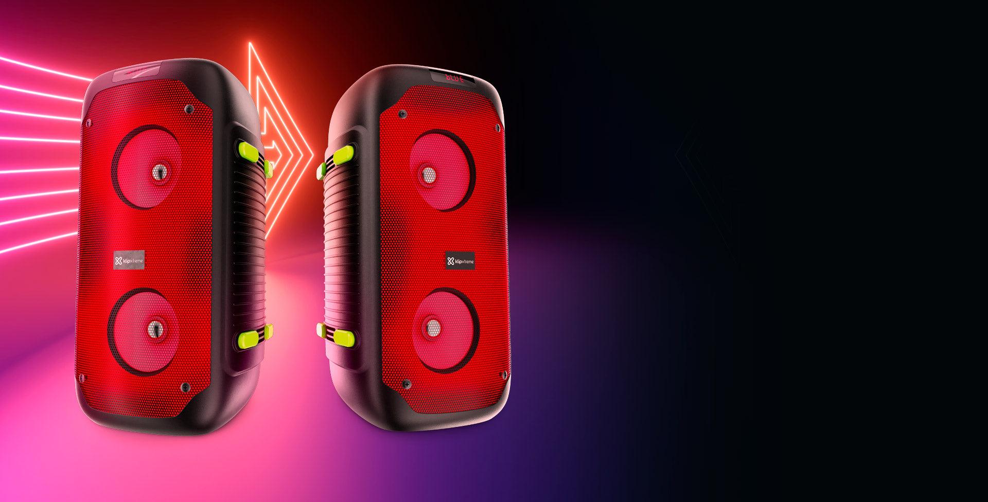 Klipxtreme - Speaker Bluetooth Party BoomFire 1200W 2x 4in Subwoofers TWS