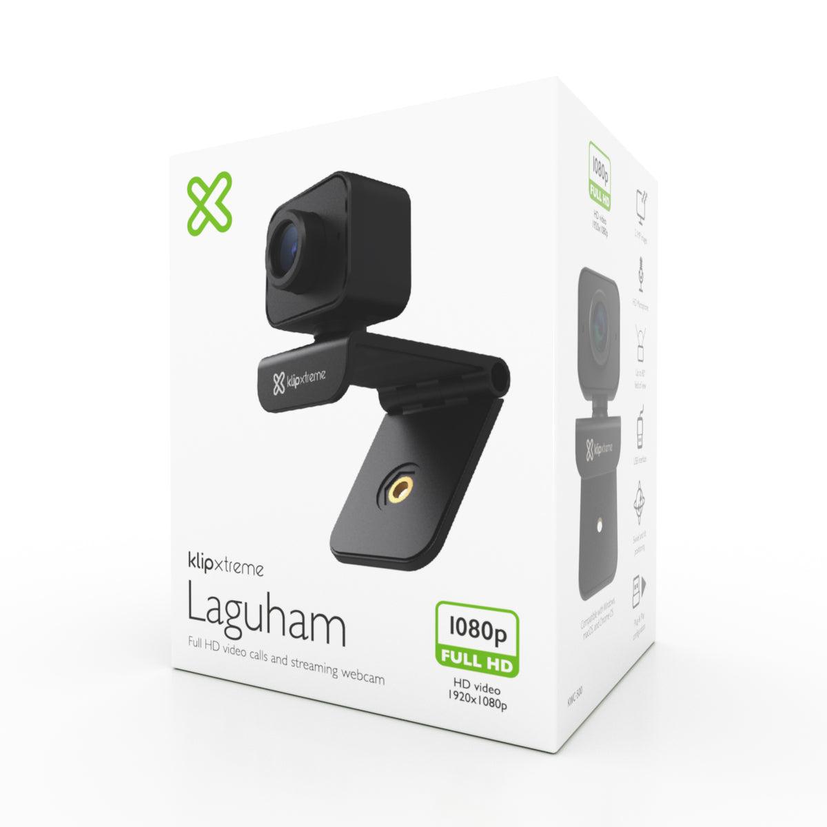 Klipxtreme - Webcam 1080p 21MP HD Mic Black (KWC - 500)